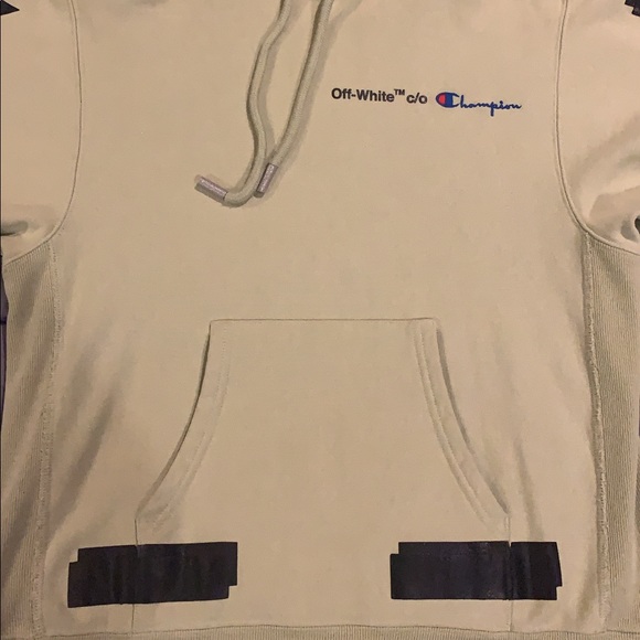 Off White Champion Hoodie - Picture 2 of 8
